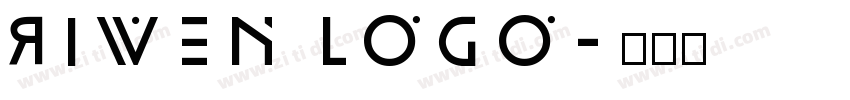 Riwen logo字体转换